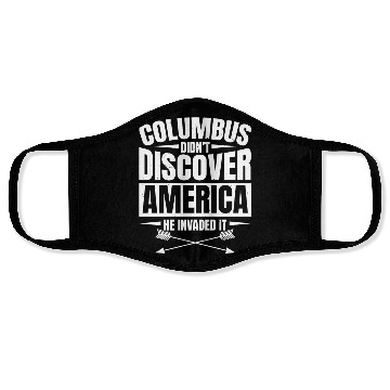 Discover Aboriginal Indians Indigenous Native American Day Face Masks