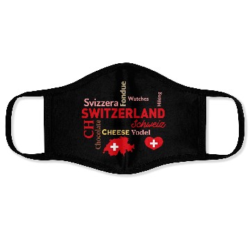 Discover Switzerland Face Masks
