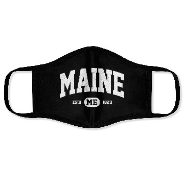 Discover Maine Maine 207 Face Masks