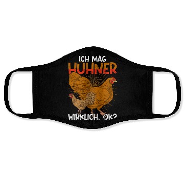 Discover I really like chicken ok farm animal chicken Face Masks