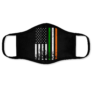 Discover Irish American Flag Ireland Flag St Patricks Day L Face Masks