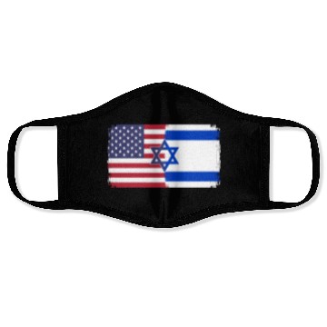 Discover Israel Usa Flag Face Masks