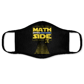 Discover Come To The Math Side We Have Pi Geek Nerd Face Masks