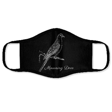 Discover Mourning Dove Bird Ornithology Face Masks