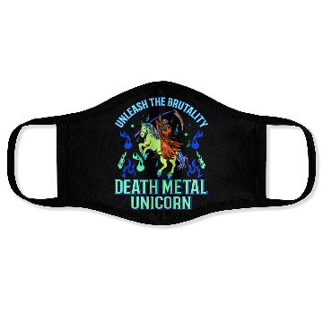 Discover Goth Rock Satan Unicorn Festivals Death Metal Face Masks