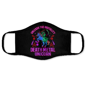 Discover Goth Rock Satan Unicorn Festivals Death Metal Face Masks