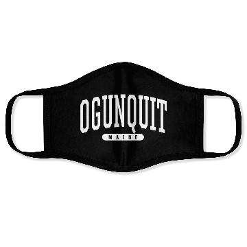 Discover College Style Ogunquit Maine Face Masks