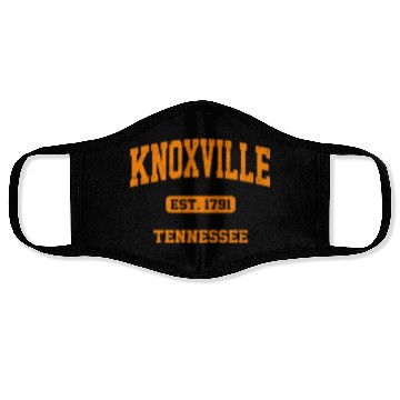 Discover Knoxville Tennessee Tn State Athletic Style Face Masks