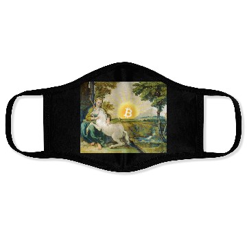 Discover Bitcoin Unicorn Face Masks