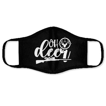 Discover oh deer hunting Face Masks