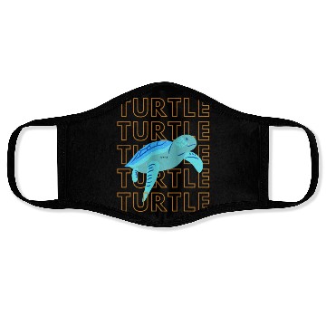 Discover Sea Turtle Doodle Face Masks