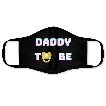 Discover Daddy To Be green Face Masks