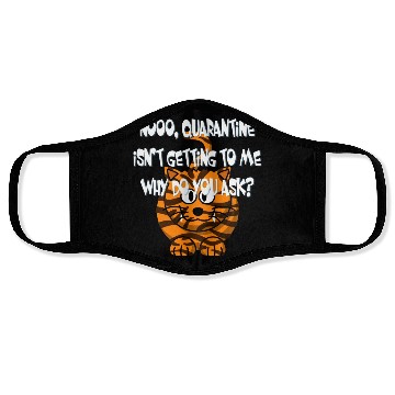 Discover Crazy Cat Social Distancing Face Mask Funny Face Masks