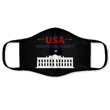Discover Happy independence day Face Masks