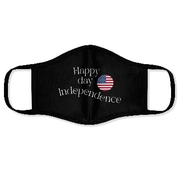Discover Happy independence day Face Masks