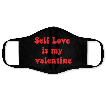 Discover Self love is my valentine cute summer stars Face Masks