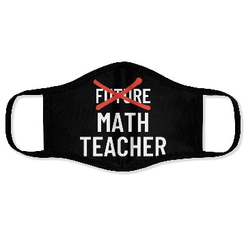 Discover DESIGNFuture Math Teacher Face Masks