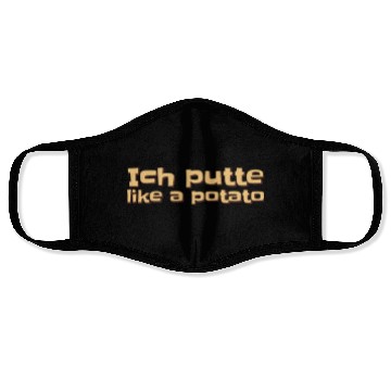 Discover Potato Putt Golf Face Masks