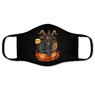 Discover Relax in Hell - Beach Please Devil Face Masks