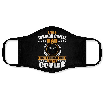 Discover Turkish Coffee Dad Costume Father's Day Face Masks