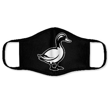 Discover Duck Bird Nature Pond Face Masks