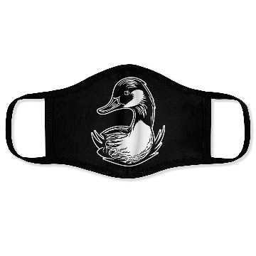 Discover Duck Bird Nature Pond Face Masks