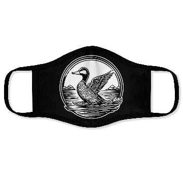 Discover Duck Bird Nature Pond Face Masks