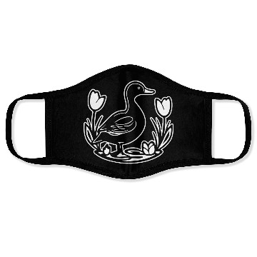 Discover Duck Bird Nature Pond Face Masks