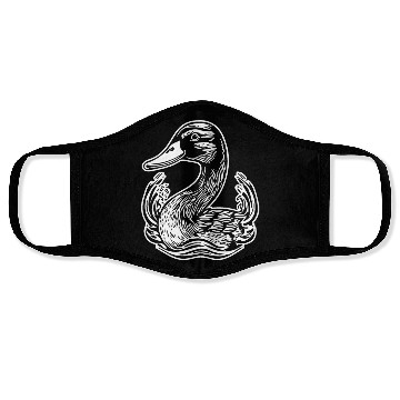 Discover Duck Bird Nature Pond Face Masks