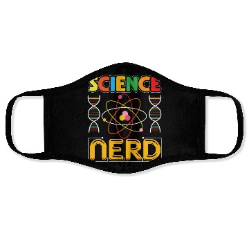 Discover Science Nerd Face Masks