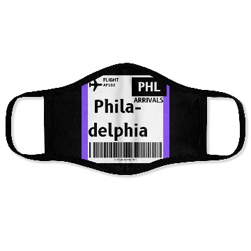 Discover airplane ticket philadelphia Face Masks