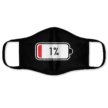 Discover 1 Percent 80s cute nature Face Masks