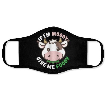 Discover Cow Farmer Kawaii retro Face Masks
