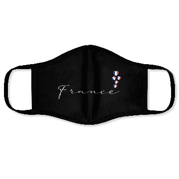 Discover France Face Masks