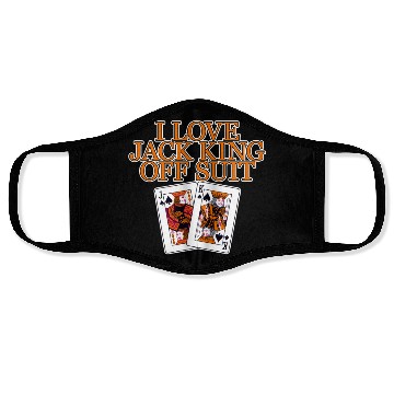 Discover I Love Jack King Off Suit 2 Face Masks