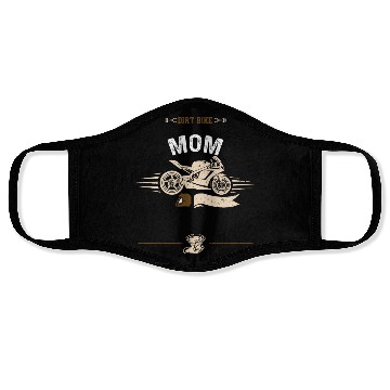 Discover Dirt Bike Mom - Motorcycle Face Masks