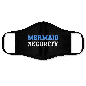 Discover Mermaid Security Pool Attendant Gift Face Masks