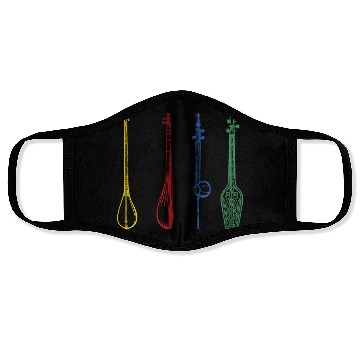 Discover Irish Bouzouki Instrument Greek Face Masks