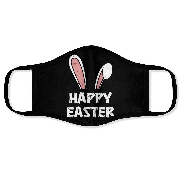 Discover Happy Easter Bunny Rabbit Ears Face Masks