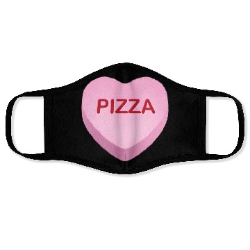 Discover Pizza Candy Heart Face Masks