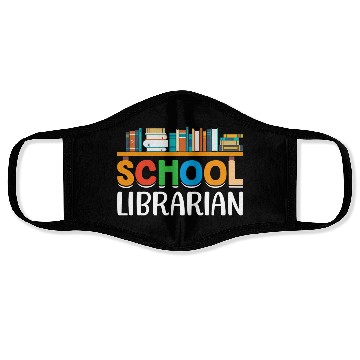 Discover school librarian Face Masks