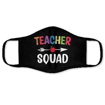 Discover Teacher Squad School Teacher Day Face Masks