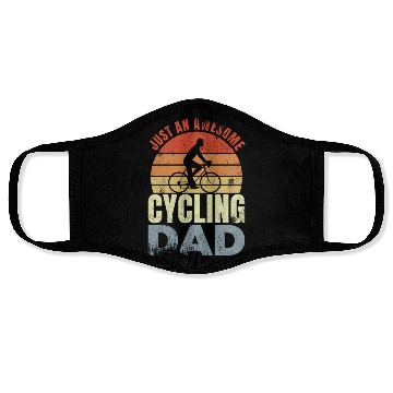 Discover Just An Awesome Cycling Dad Face Masks