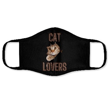 Discover CAT LOVERS Face Masks