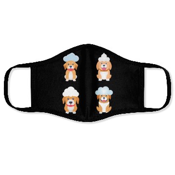Discover 4 Dogs with Cloud - Unique for Dog Lovers Face Masks