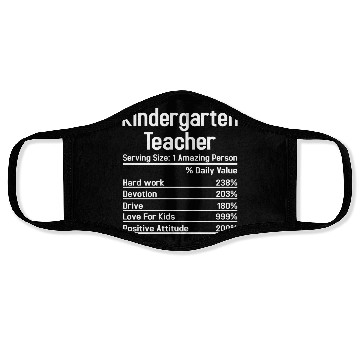 Discover Kindergarten Teacher Face Masks