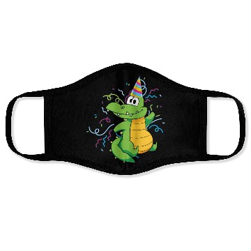Discover Alligator Party Reptile Animal Crocodile Face Masks