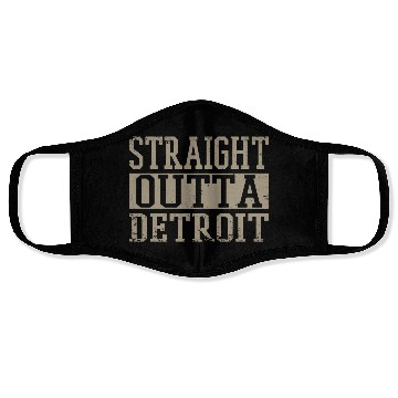 Discover Straight Outta Detroit Face Masks