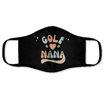 Discover Retro Golf Nana Mothers Day Face Masks