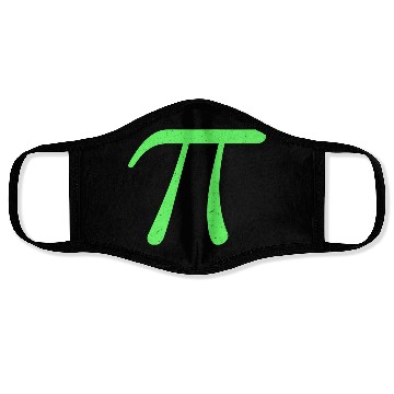 Discover Pi Screaming Green Face Masks